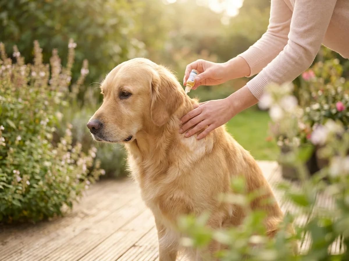 Producten tegen vlooien en teken voor honden
